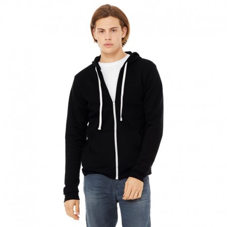 Bella + Canvas 3909 Unisex Triblend Sponge Fleece Full-Zip Hoodie