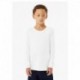 Bella + Canvas 3501YCV Youth Heather CVC Long-Sleeve T-Shirt