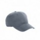 Big Accessories BX002 6-Panel Brushed Twill Structured Cap