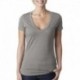 Next Level Apparel 6640 Ladies CVC Deep V-Neck T-Shirt