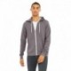 Bella + Canvas 3739 Unisex Sponge Fleece Full-Zip Hooded Sweatshirt