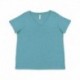 LAT 3817 Ladies Curvy V-Neck Fine Jersey T-Shirt