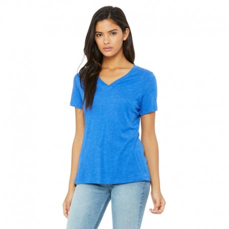 Bella + Canvas 6415 Ladies Relaxed Triblend V-Neck T-Shirt