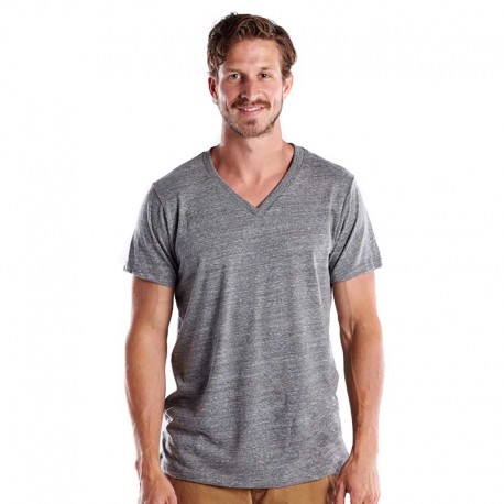 US Blanks US2228 Men's 4.9 oz. Short-Sleeve Triblend V-Neck