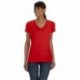 Fruit of the Loom L39VR Ladies HD Cotton V-Neck T-Shirt