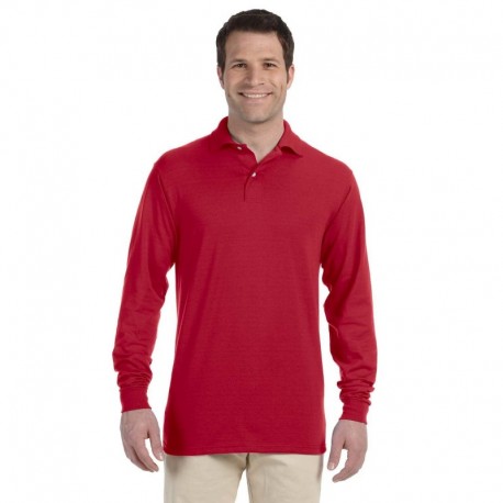 Jerzees 437ML Adult SpotShield Long-Sleeve Jersey Polo