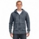 J America JA8916 Adult Vintage Zen Full-Zip Fleece Hooded Sweatshirt