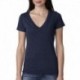 Next Level Apparel 6740 Ladies Triblend Deep V