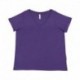 LAT 3817 Ladies Curvy V-Neck Fine Jersey T-Shirt