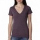 Next Level Apparel 6740 Ladies Triblend Deep V