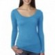 Next Level Apparel 6731 Ladies Triblend Long-Sleeve Scoop