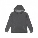 LAT 6936 Adult Vintage Wash Fleece Hooded Sweatshirt