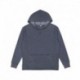 LAT 6936 Adult Vintage Wash Fleece Hooded Sweatshirt