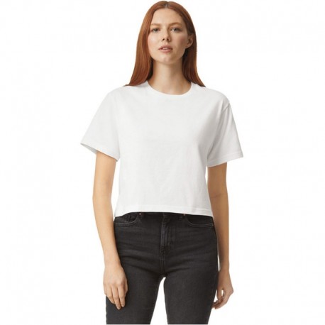 American Apparel 102AM Ladies Fine Jersey Boxy T-Shirt