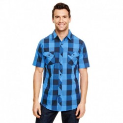 Burnside B9203 Mens Buffalo Plaid Woven Shirt