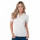 Bayside BA1050 Junior's 6.2 oz., 100% Cotton V-Neck Polo