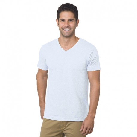 Bayside BA5025 Unisex 4.2 oz., Fine Jersey V-Neck T-Shirt