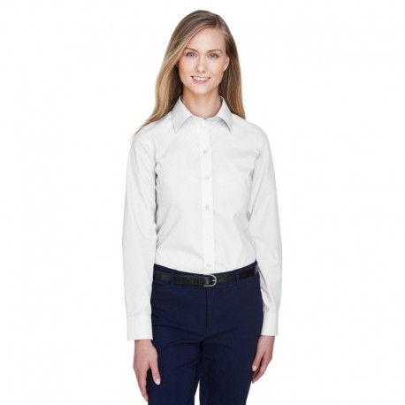 Devon & Jones D620W Ladies Crown Collection Solid Broadcloth Woven Shirt