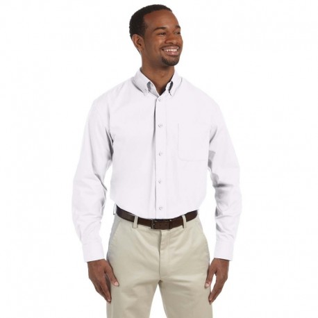 Harriton M510T Men's Tall 3.1 oz. Essential Poplin