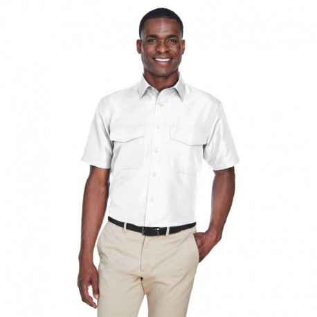 Harriton M580 Men's Key West Short-Sleeve Performance Staff Shirt