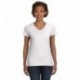 LAT 3507 Ladies V-Neck Fine Jersey T-Shirt