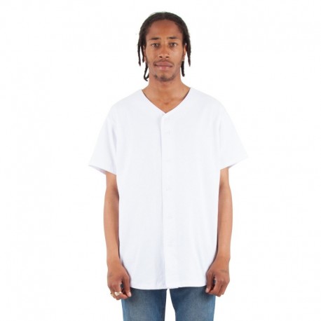 Shaka Wear SHBBJ Adult 7.5 oz., 100% US Cotton Baseball Jersey