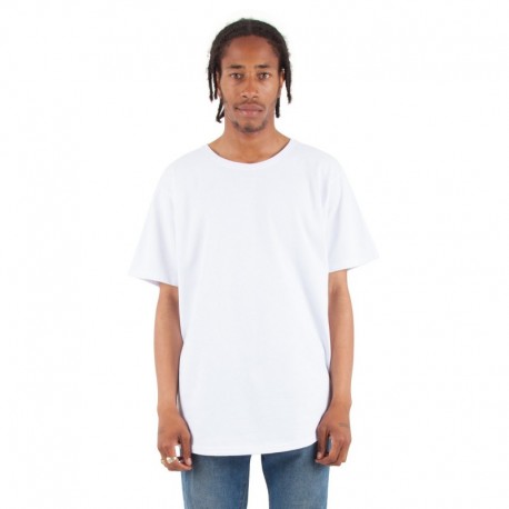 Shaka Wear SHCLT Adult 6 oz., Curved Hem Long T-Shirt