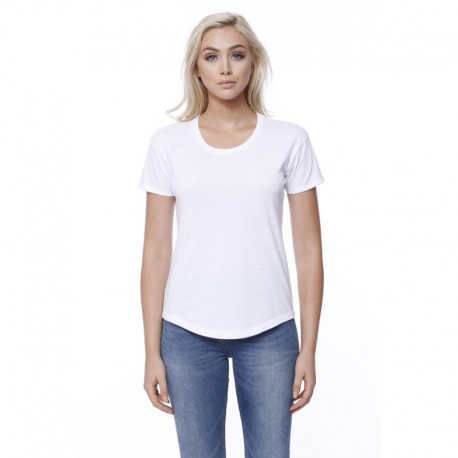 StarTee ST1420 Ladies CVC Melrose High Low T-shirt