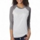 Next Level Apparel 6051 Unisex Triblend 3/4-Sleeve Raglan