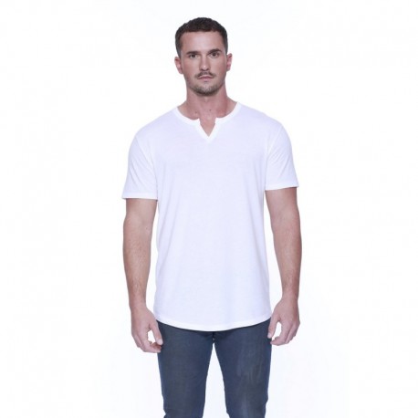 StarTee ST2422 Men's 4.3 oz., CVC Slit V-Neck T-Shirt