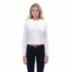 StarTee ST1170 Ladies Long-Sleeve Crop Boyfriend T-Shirt