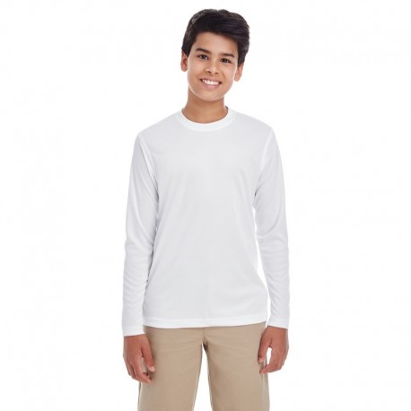 UltraClub 8622Y Youth Cool & Dry Performance Long-Sleeve Top