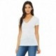 Bella + Canvas B6035 Ladies Jersey Short-Sleeve Deep V-Neck T-Shirt