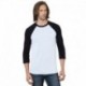 Bayside BA9525 Unisex 4.2 oz., Triblend 3/4-Sleeve Raglan T-Shirt