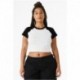 Bella + Canvas 1201 Ladies Micro Ribbed Raglan Baby Tee