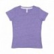 LAT 3591 Ladies V-Neck Harborside Melange Jersey T-Shirt