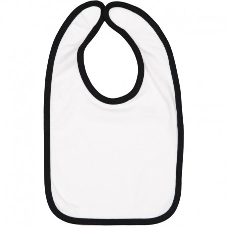 Rabbit Skins RS1004 Infant Contrast Trim Bib