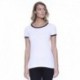 StarTee ST1431 Ladies CVC Ringer T-Shirt