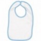 Rabbit Skins RS1004 Infant Contrast Trim Bib