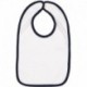 Rabbit Skins RS1004 Infant Contrast Trim Bib