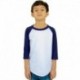 Shaka Wear SHRAGY Youth 6 oz., 3/4-Sleeve Raglan