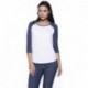 StarTee ST1475 Ladies CVC Long-Sleeve Raglan