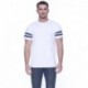 StarTee ST2430 Men's CVC Stripe Varsity T-Shirt