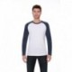 StarTee ST2477 Men's CVC Long-Sleeve Raglan