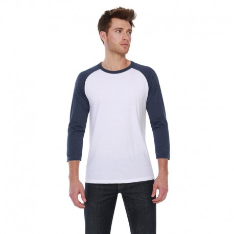 StarTee ST2475 Men's CVC 3/4 Sleeve Raglan