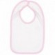 Rabbit Skins RS1004 Infant Contrast Trim Bib