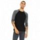 Bella + Canvas 3200 Unisex 3/4-Sleeve Baseball T-Shirt