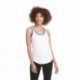 Next Level Apparel 1534 Ladies Ideal Colorblock Racerback Tank