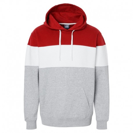 J America 8644JA Men's Varsity Pullover Hooded Sweatshirt