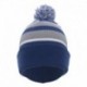 Pacific Headwear 641K Knit Fold-Over Pom-Pom Beanie